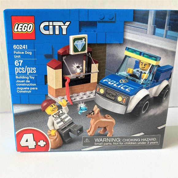 TWO Lego Sets NWT "City" 60241 Police dog set 60219 Bulldozer Discount Shipping! - Picture 3 of 6